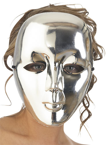 Silver Face Mask